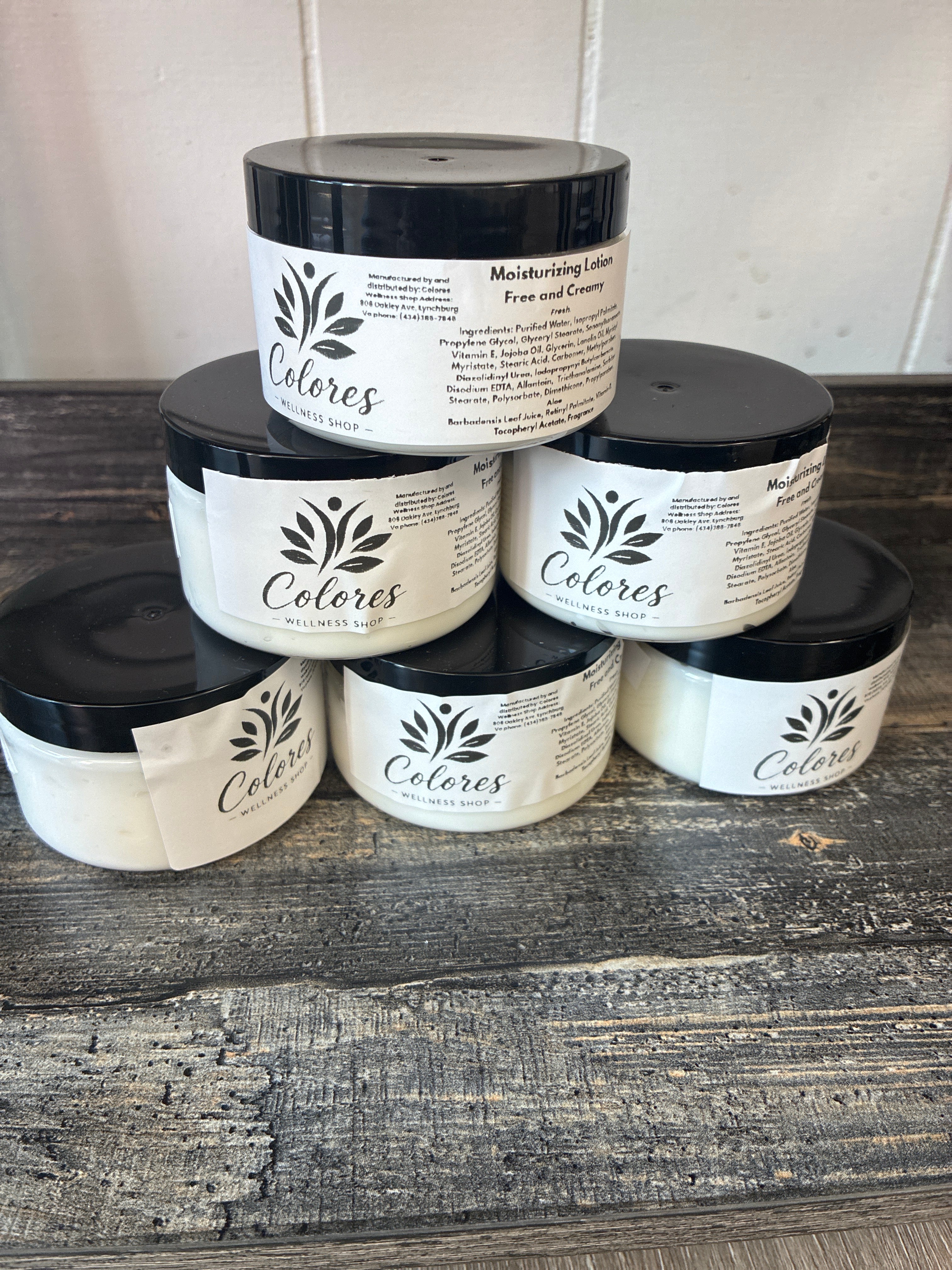 Fragrance free moisturizing lotion