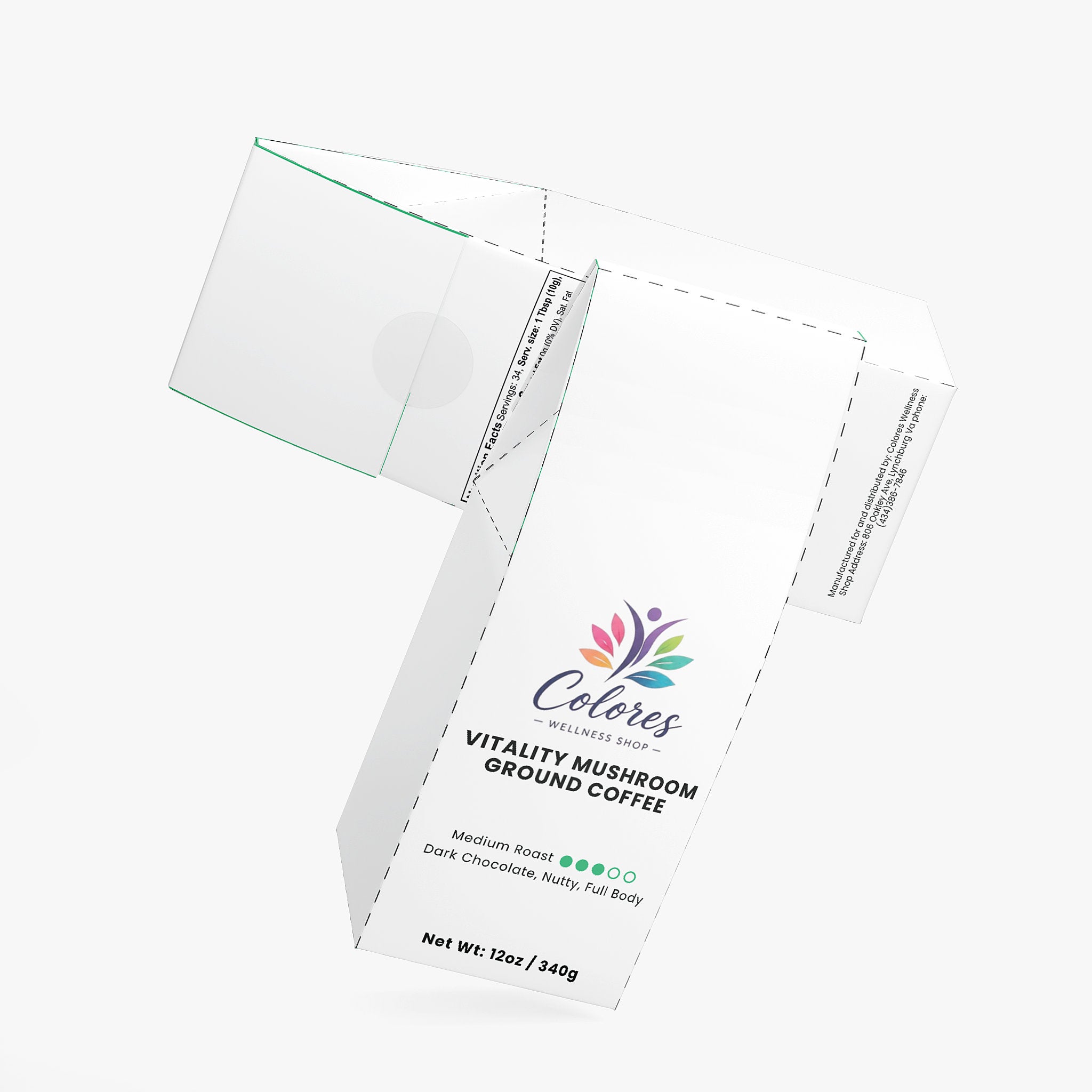 Vitality Mushroom Coffee (Medium Roast)