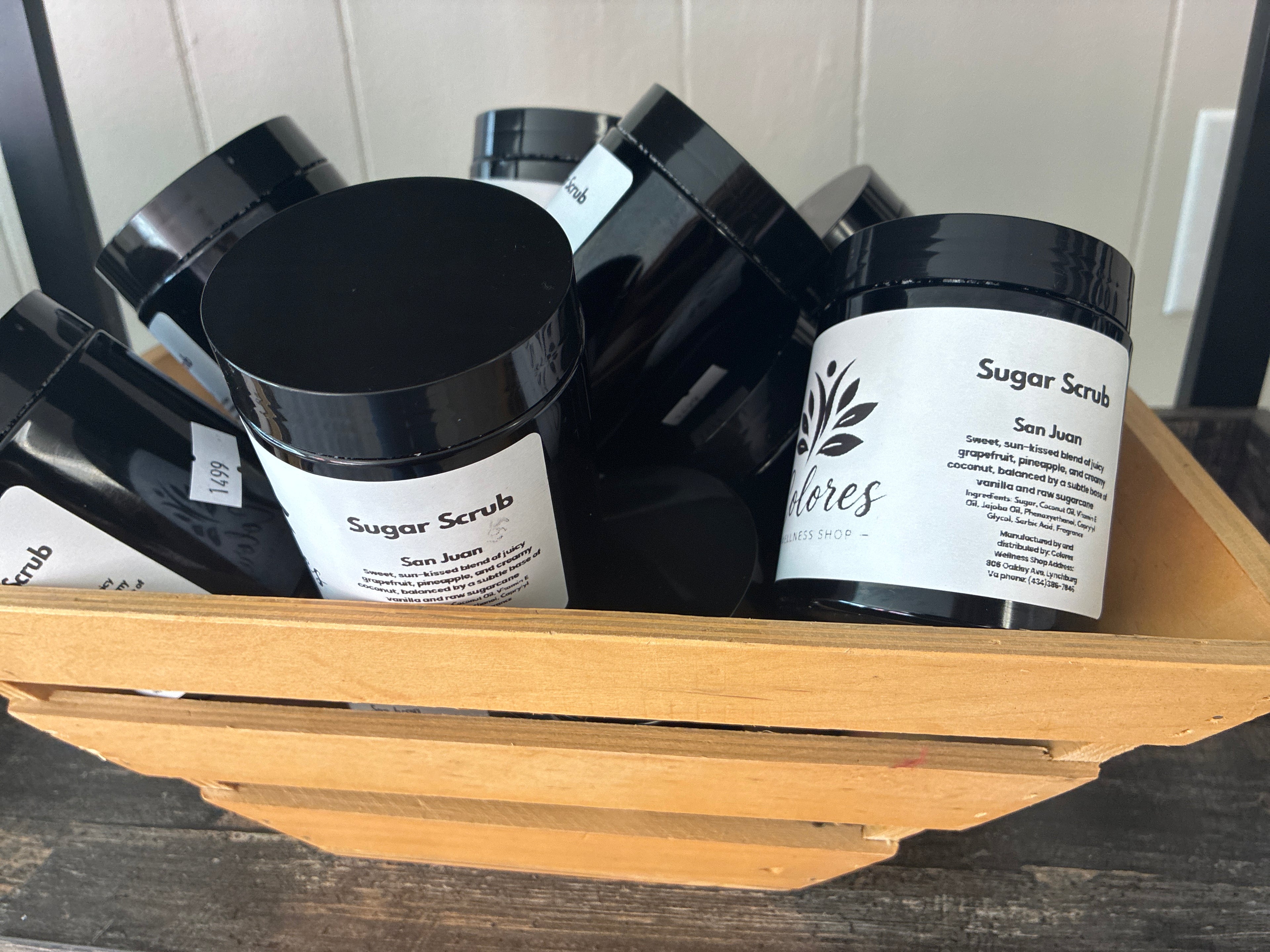 San Juan sugar scrub
