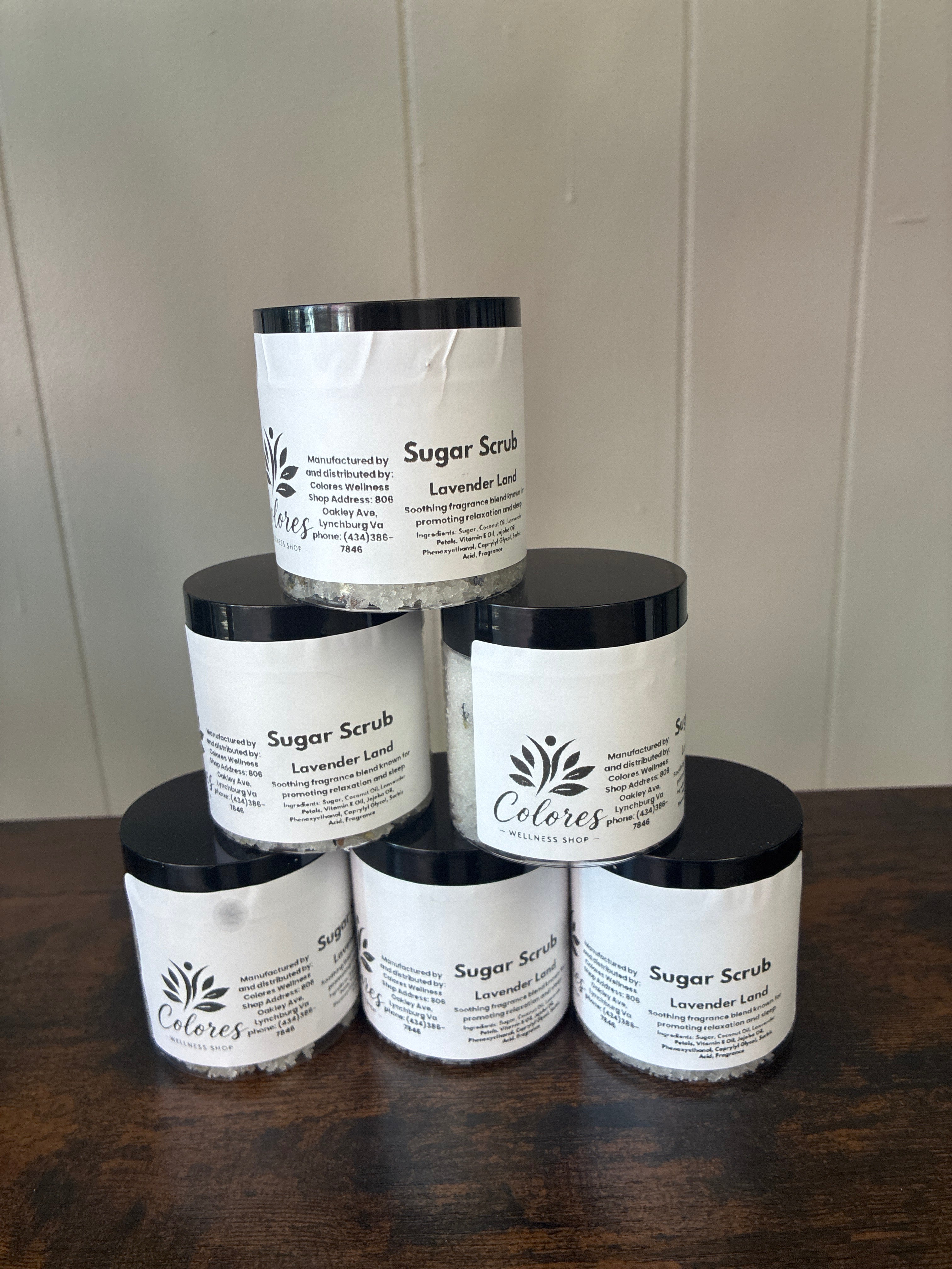 Lavender land sugar scrub