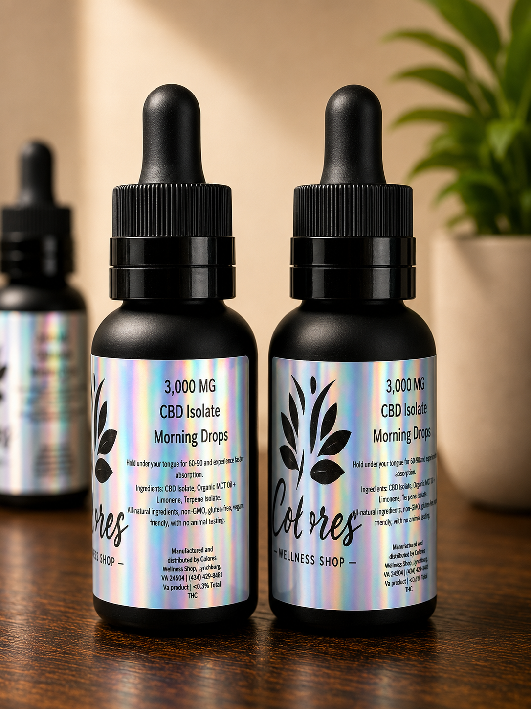 3,000 MG CBD Isolate Morning Drops